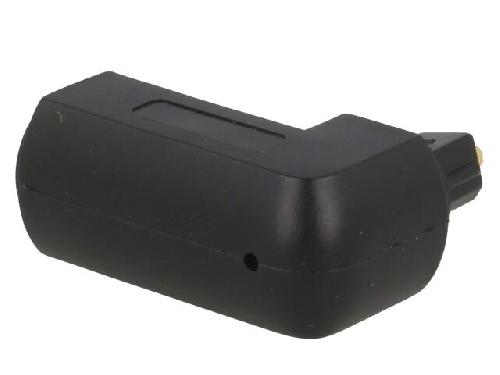 Cable - Connectique Pour Peripherique Adaptateur en fibre optique fiche femelle angulaires 90o Noir
