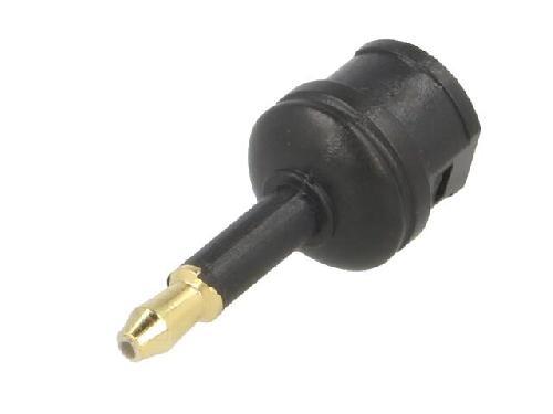 Cable - Connectique Pour Peripherique Adaptateur en fibre optique fiche femelle - Noir