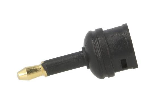 Cable - Connectique Pour Peripherique Adaptateur en fibre optique fiche femelle - Noir