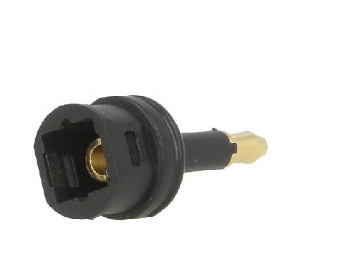 Cable - Connectique Pour Peripherique Adaptateur en fibre optique fiche femelle - Noir