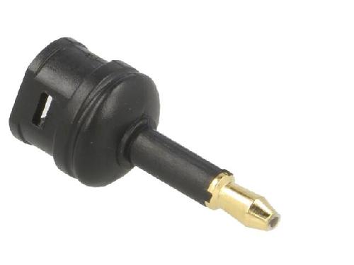 Cable - Connectique Pour Peripherique Adaptateur en fibre optique fiche femelle - Noir