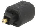 Cable - Connectique Pour Peripherique Adaptateur en fibre optique fiche femelle - Noir