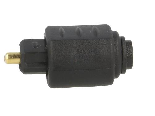 Cable - Connectique Pour Peripherique Adaptateur en fibre optique fiche femelle - Noir