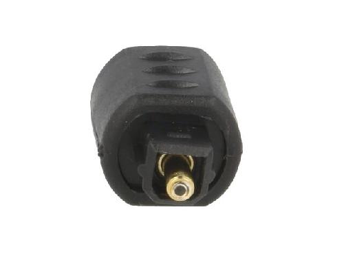 Cable - Connectique Pour Peripherique Adaptateur en fibre optique fiche femelle - Noir