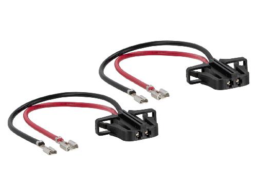 Cables Adaptateurs HP Adaptateur Faisceau Haut-parleur Compatible avec Seat Skoda VW -2x-