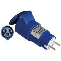 Adaptateur femelle CEE 17 - male Schuko