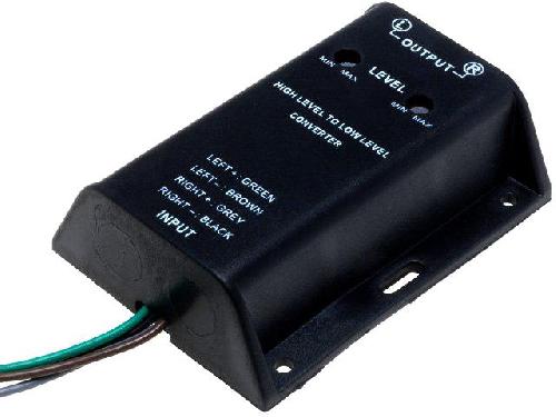 Filtres Audio & DSP Adaptateur Haute-puissance des lignes Haut-parleurs ADNLT3 - Transforme les sorties HP en RCA