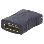 Adaptateur HDMI 1.4 femelle vers HDMI 1.4 Femelle noir Adaptateur HDMI 1.4 femelle vers HDMI 1.4 Femelle noir