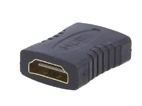 Cable - Connectique Pour Peripherique Adaptateur HDMI 1.4 femelle vers HDMI 1.4 Femelle noir