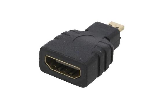 Cable - Connectique Pour Peripherique Adaptateur HDMI 1.4 femelle vers micro HDMI male noir