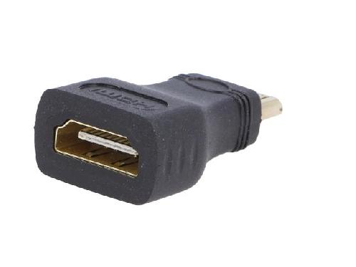 Cable - Connectique Pour Peripherique Adaptateur HDMI 1.4 femelle vers mini HDMI male noir