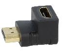 Cable - Connectique Pour Peripherique Adaptateur HDMI femelle 270 degres vers HDMI male noir