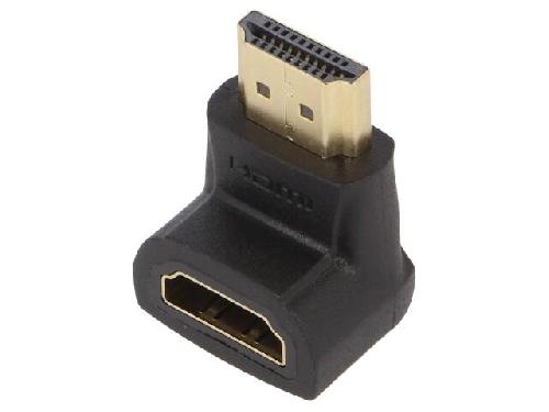Cable - Connectique Pour Peripherique Adaptateur HDMI femelle 90oHDMI prise male - Noir
