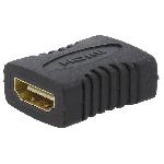 Adaptateur HDMI femelle des deux cotes - Noir