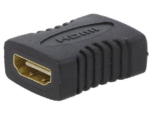 Cable - Connectique Pour Peripherique Adaptateur HDMI femelle des deux cotes - Noir