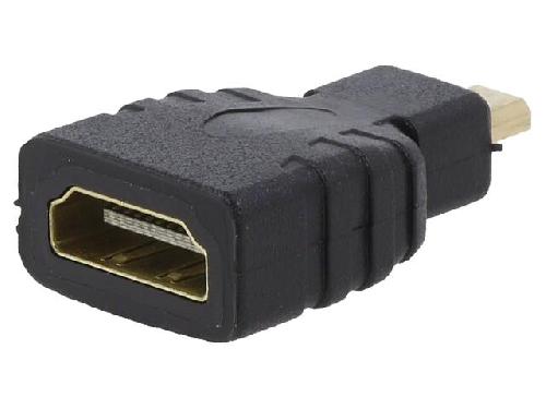 Cable - Connectique Pour Peripherique Adaptateur HDMI femelle vers micro HDMI male - Noir