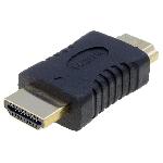 Adaptateur HDMI male vers HDMI Male noir