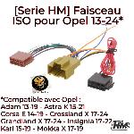 Fiche ISO Opel Adaptateur ISO ADNAuto AI48 Serie HM compatible Opel 2013-2024 voir liste