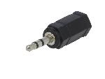 Cables Jack Adaptateur Jack 2.5mm femelle Jack 3.5mm prise male - Noir