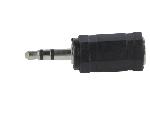 Cables Jack Adaptateur Jack 2.5mm femelle Jack 3.5mm prise male - Noir