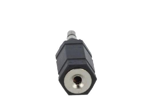 Cables Jack Adaptateur Jack 2.5mm femelle Jack 3.5mm prise male - Noir