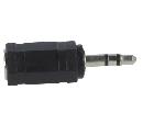 Cables Jack Adaptateur Jack 2.5mm femelle Jack 3.5mm prise male - Noir