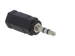 Cables Jack Adaptateur Jack 2.5mm femelle Jack 3.5mm prise male - Noir