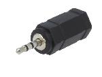 Cables Jack Adaptateur Jack 2.5mm prise male Jack 3.5mm femelle - Noir