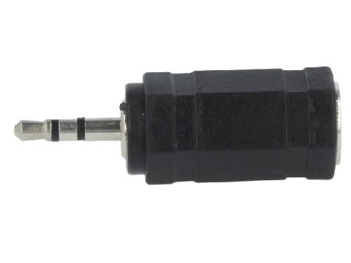 Cables Jack Adaptateur Jack 2.5mm prise male Jack 3.5mm femelle - Noir