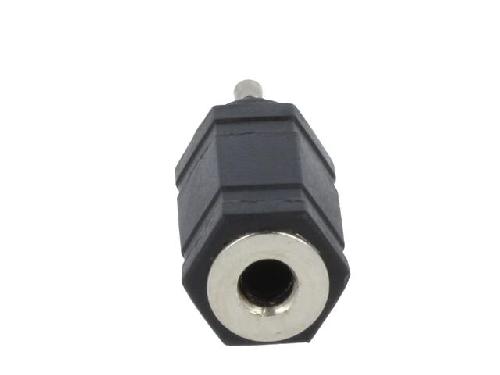 Cables Jack Adaptateur Jack 2.5mm prise male Jack 3.5mm femelle - Noir