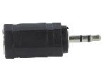 Cables Jack Adaptateur Jack 2.5mm prise male Jack 3.5mm femelle - Noir
