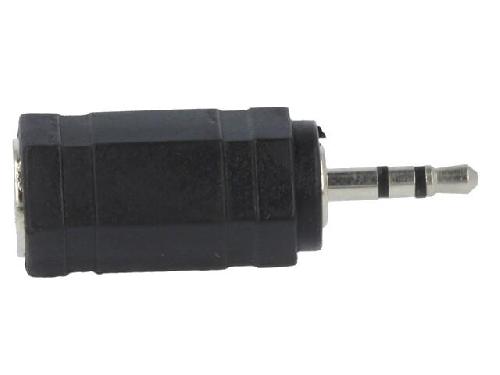 Cables Jack Adaptateur Jack 2.5mm prise male Jack 3.5mm femelle - Noir