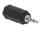 Cables Jack Adaptateur Jack 2.5mm prise male Jack 3.5mm femelle - Noir