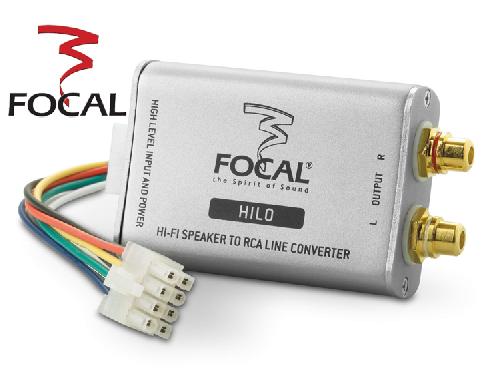 Adaptateur lignes haut-parleurs en RCA Focal Hilo V2 2 Canaux -> Hilo V3