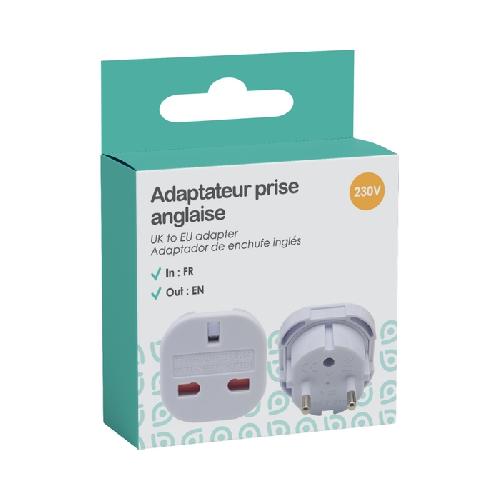 Prise Adaptateur prise anglaise 230V SD