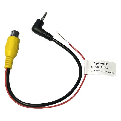 Radar Et Camera De Recul - Aide A La Conduite Adaptateur RCA F jack 2.5mm M pour camera de recul CVBS