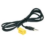 Adaptateur Stereo jack 3.5 mm vers Mini-ISO jaune