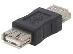 Cable - Connectique Pour Peripherique Adaptateur- USB 2.0 - USB A femelle des deux cotes - noir