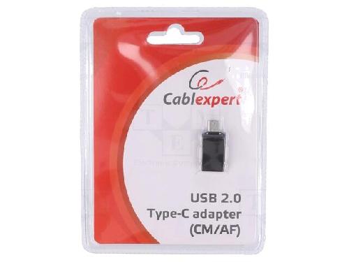 Cable - Connectique Pour Peripherique Adaptateur USB 2.0 USB A femelle vers USB C male noir Cablexpert