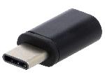 Cable - Connectique Pour Peripherique Adaptateur USB 2.0 USB B micro femelle vers USB C male noir