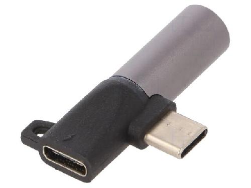 Cable - Connectique Pour Peripherique Adaptateur USB 3.0 Jack 3.5mm femelle USB C femelle vers USB C male