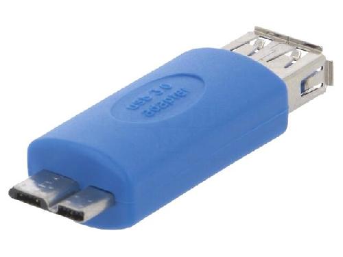 Cable - Connectique Pour Peripherique Adaptateur USB 3.0 type A femelle vers USB B micro male