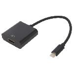 Adaptateur USB 3.1 HDMI femelle vers USB C male 0.15m noir Adaptateur USB 3.1 HDMI femelle vers USB C male 0.15m noir