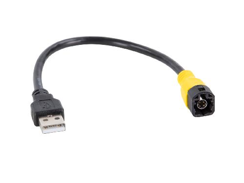 Modules divers aux usb Adaptateur USB Compatible avec VW LVDS Jaune vers USB-A