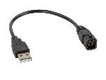 Modules divers aux usb Adaptateur USB Compatible avec VW LVDS noir vers USB-A