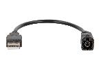 Modules divers aux usb Adaptateur USB Compatible avec VW LVDS noir vers USB-A