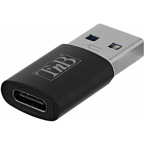 Autres Peripheriques Usb Adaptateur USB vers USB-C noir