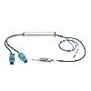 Adaptateurs Antenne Adaptateur Antenne 2xFakra M DIN M Amplifie compatible avec Audi Seat Skoda VW