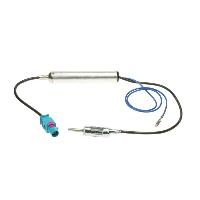 Adaptateurs Antenne Adaptateur antenne DIN Fakra M Alimentation fantome amplifie compatible avec Audi Citroen Seat Skoda VW