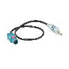 Adaptateurs Antenne Adaptateur antenne Fakra Z DIN compatible avec Audi Seat Skoda VW Mercedes ap02